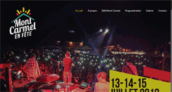 Desktop Screenshot of mont-carmel-en-fete.com